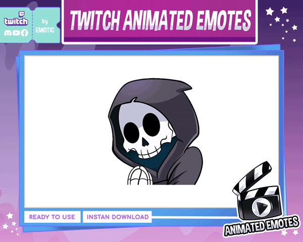 Animated emote | evil plan emote | grim reaper animated emote | grim reaper | streaming or discord EMOTICSTD