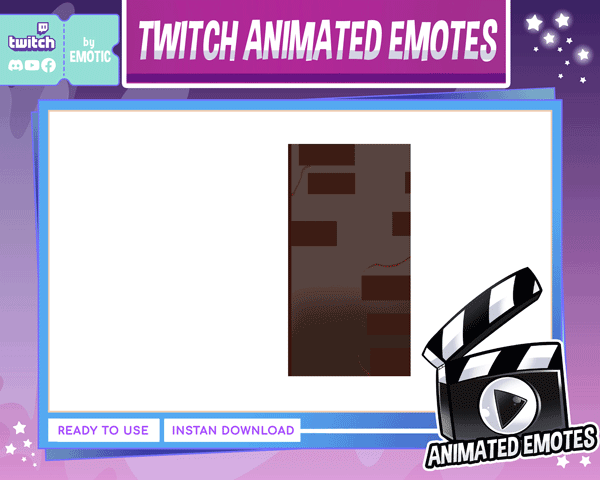 Animated Emote | jason | horror | dbd | dead by daylight | lurk emote | stream and game EMOTICSTD