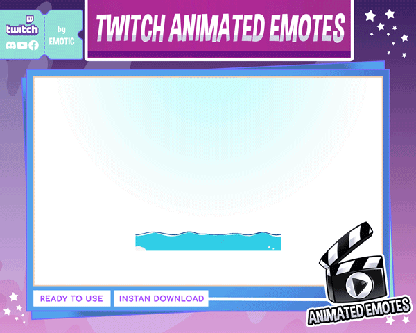 animated emote | kaiju emote | sea monster emote | for streaming or discord EMOTICSTD